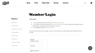 
                            6. Tank Garage Winery - Members - Login