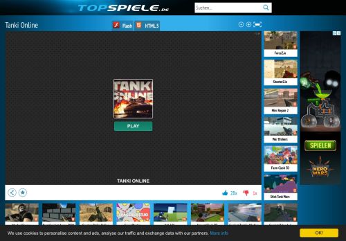 
                            8. Tanki Online | Kostenlos spielen auf Topspiele.de