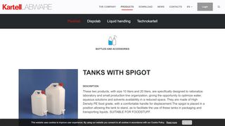 
                            12. Tanks With Spigot - Bottles And Accessories - Plastilab - Products ...