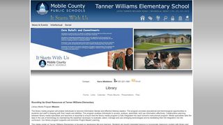 
                            9. Tanner Williams Elementary: Library - Links