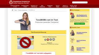 
                            6. TanzMitMir.net im großen Singlebörsen-Test 2019