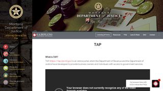 
                            5. TAP - Montana Department of Justice