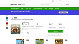 
                            5. Tap Zoo App Review - Common Sense Media