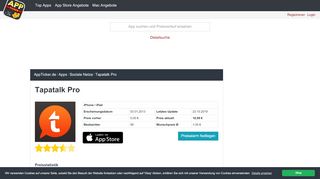 
                            10. Tapatalk Pro App - Preisentwicklung und Preisalarm | AppTicker