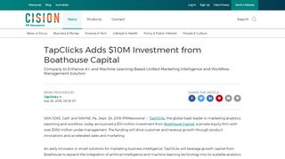 
                            13. TapClicks Adds $10M Investment from Boathouse Capital