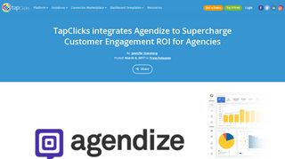 
                            11. TapClicks integrates Agendize to Supercharge Customer Engagement ...
