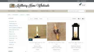 
                            9. Tapers - Candles - Shop by Department - Mullberry Home Wholesale