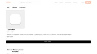 
                            11. Tapfiliate Integrations | Zapier