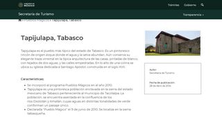 
                            12. Tapijulapa, Tabasco | Secretaría de Turismo