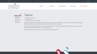 
                            11. Taptica | Join