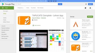 
                            4. TAPUCATE Complete - Lehrer App – Apps bei Google Play