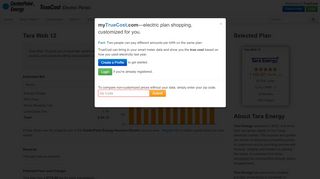 
                            7. Tara Web 12 by Tara Energy - TrueCost Electric Portal