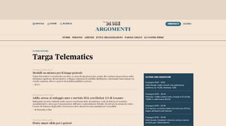 
                            7. Targa Telematics - Ultime notizie su Targa Telematics - Argomenti del ...