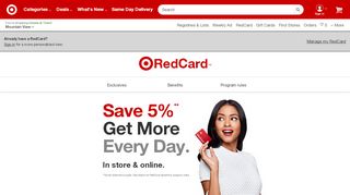 
                            1. Target REDcard - REDcard : Target