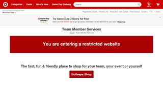 
                            3. Target Team Member Services