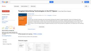
                            8. Targeted Advertising Technologies in the ICT Space: A Use ...