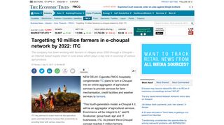 
                            12. Targetting 10 million farmers in e-choupal network by 2022: ITC - The ...