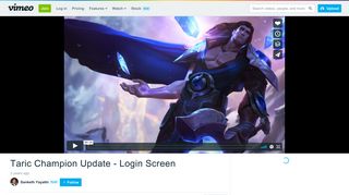 
                            9. Taric Champion Update - Login Screen on Vimeo