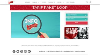 
                            12. Tarif Paket Loop | Loop.co.id