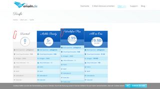 
                            6. Tarife - E-Mail und Freemail von Emailn.de