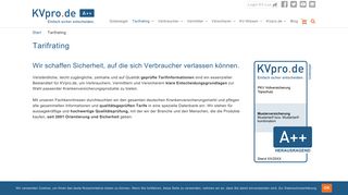 
                            6. Tarifrating - KVpro.de