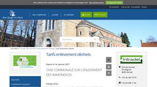 
                            7. Tarifs enlèvement déchets — Site de saintgeorgessurmeuse