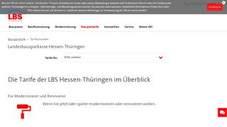 
                            8. Tarifübersicht der LBS Hessen-Thüringen