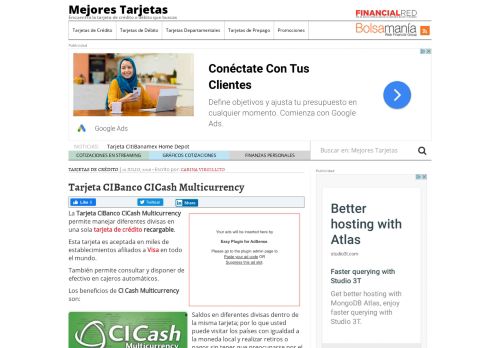 
                            11. Tarjeta CIBanco CICash Multicurrency - MejoresTarjetas.com.mx