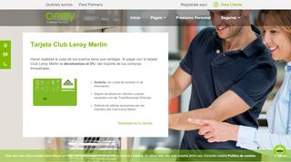 
                            4. Tarjeta Club Leroy Merlin | Oney