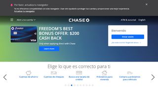 
                            3. Tarjeta de crédito, hipoteca, banca, vehículo | Chase Online | chase.com