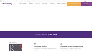 
                            6. Tarjeta de Crédito | Tarjeta - Banco Ripley