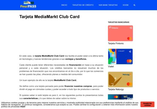 
                            6. Tarjeta MediaMarkt Club Card - Opiniones e informacion detallada