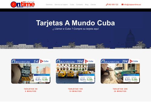 
                            5. Tarjetas A Mundo Cuba - ViajesOnTime