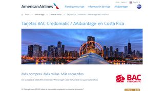 
                            13. Tarjetas BAC Credomatic / AAdvantage en Costa Rica - Beneficios ...