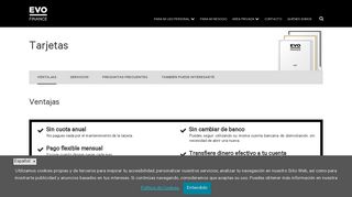 
                            11. Tarjetas de Crédito EVO Finance - EVO Finance