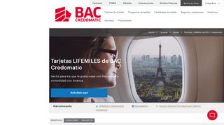 
                            11. Tarjetas LifeMiles de BAC Credomatic | BAC
