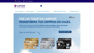 
                            3. Tarjetas VISA | LANPASS - LAN.com - LATAM Airlines