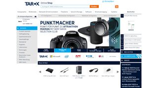 
                            6. TAROX Onlineshop