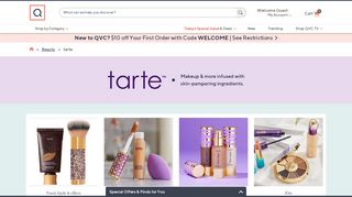 
                            4. tarte — Shop tarte Cosmetics & Nourishing Makeup — QVC.com