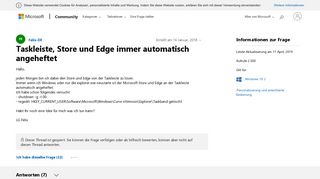 
                            8. Taskleiste, Store und Edge immer automatisch angeheftet ...