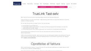 
                            3. Tast selv din e-faktura - TrueLink