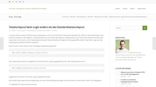 
                            5. Tastaturlayout beim Login anders als das Standardtastaturlayout ...