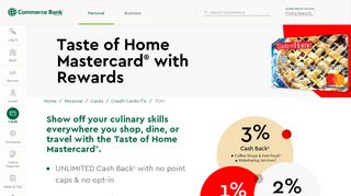 
                            9. Taste of Home Mastercard® with Rewards Credit Card | Commerce ...