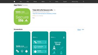 
                            10. Tata AIA Life Secure Life on the App Store - iTunes - Apple