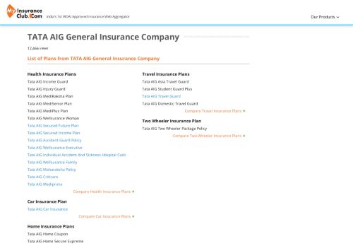 
                            13. Tata AIG General Insurance Company - Policy Reviews, Premium ...