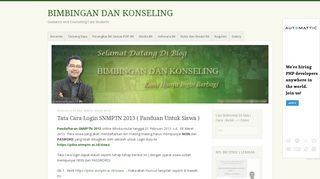 
                            3. Tata Cara Login SNMPTN 2013 ( Panduan Untuk Siswa ...