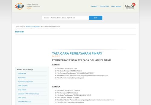 
                            7. TATA CARA PEMBAYARAN FINPAY | Situs Bantuan