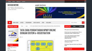 
                            9. TATA CARA PENDAFTARAN NPWP ONLINE DENGAN SISTEM e ...