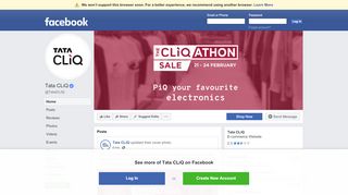 
                            5. Tata CLiQ - Home | Facebook