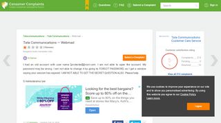 
                            10. Tata Communications — Webmail - Indian Consumer Complaints Forum